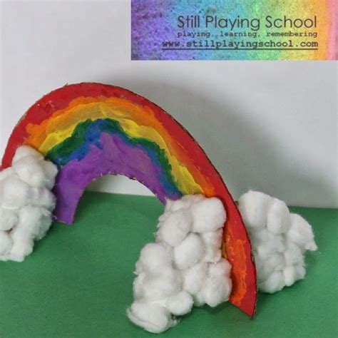 Recycled Cardboard Rainbow Craft | Rainbow crafts, Preschool crafts, Arts and crafts for kids