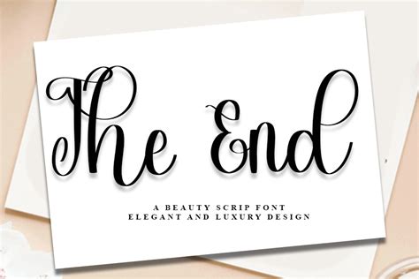 The End Font Download Free - Love Fonts