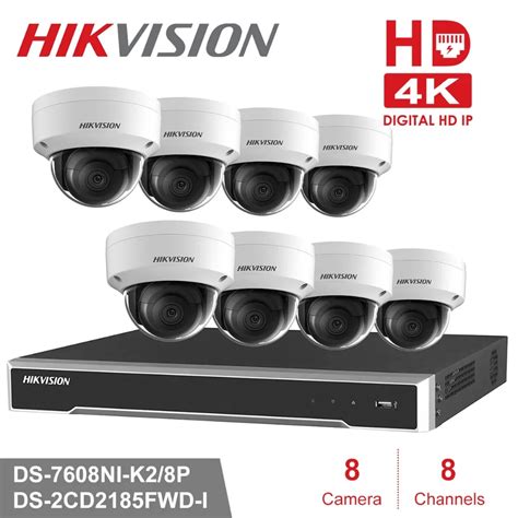 Aliexpress.com : Buy Hikvision CCTV System 8MP Camera System 8 Channel PoE NVR & 4 PoE IP ...