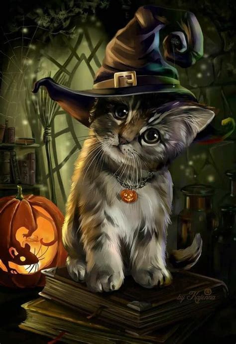 Pin by Stanley Kiepura on Special or Special Occasions (NPL) | Halloween art, Halloween cat, Cat art