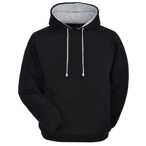Wholesale Plain Black Hoodie/design Your Own Hoodie/no Zipper Hoodie Jacket - Buy Hoodie,Black ...