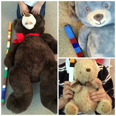 Teddy Bear Day activities for Preschoolers - Measuring Teddy Bears - Ms. Stephanie's Preschool