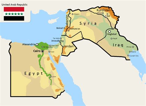 United Arab Republic (2020) : imaginarymaps