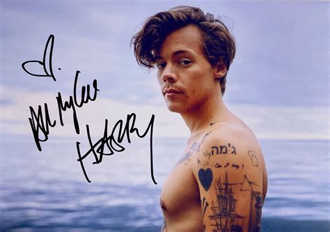 Harry Styles Photo Autograph Signed