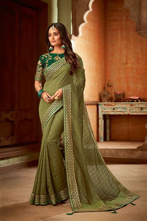 Indian party wear saree 2410