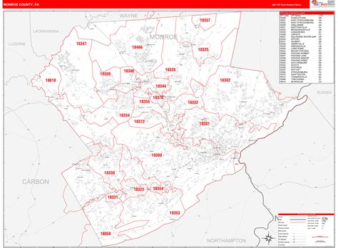 Monroe County Zip Code Map | Images and Photos finder