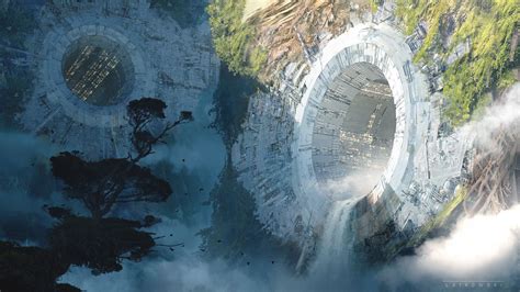 ArtStation - Artificial planets, Paweł Latkowski | Fantasy landscape ...