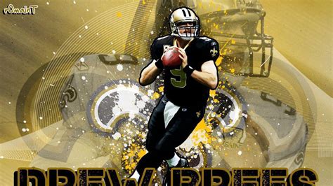 Drew Brees With Black Jersey HD Drew Brees Wallpapers | HD Wallpapers ...