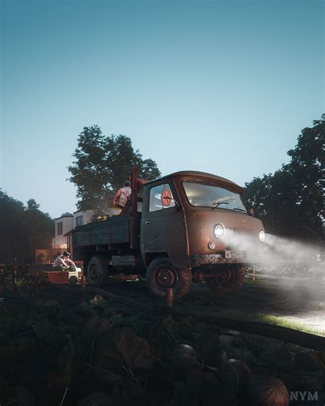 UAZ Truck - Full CGI on Behance