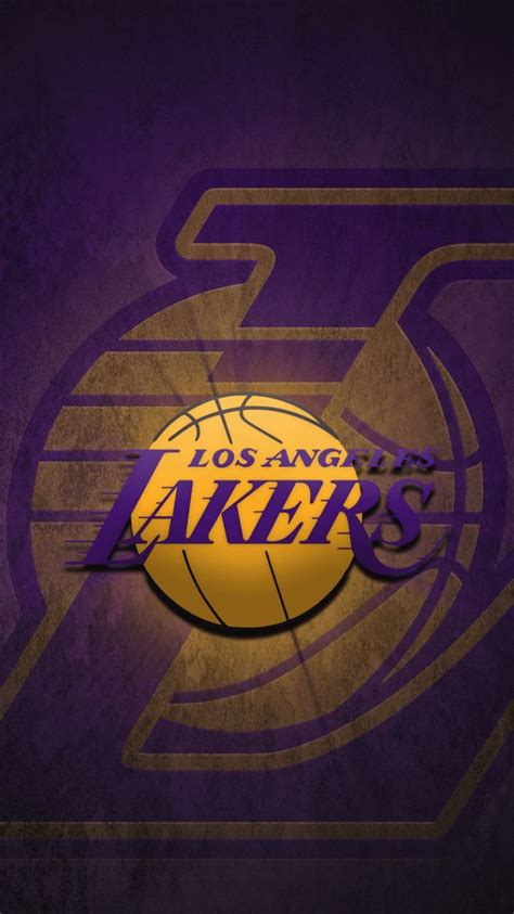 the los angeles lakers logo on a purple background