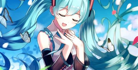 Wallpaper cute, beautiful, hatsune miku, long hair desktop wallpaper, hd image, picture ...