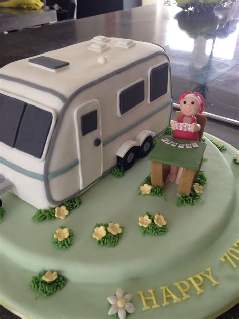 Pin by Janet McCarthy on Cakes | Caravan cake, Camping birthday cake, Cake images