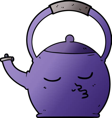 cartoon kettle character 12536880 Vector Art at Vecteezy