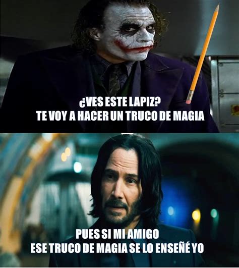 Joker John wick meme - Meme subido por USER023 :) Memedroid