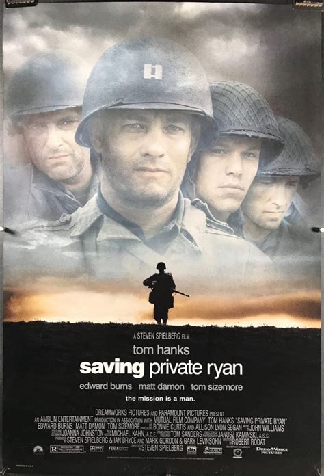 SAVING PRIVATE RYAN, Original Tom Hanks WW2 Movie Poster - Original ...