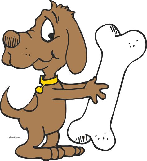 Transparent Dog Bone Clipart - Dog With A Bone Clipart - Png Download ...