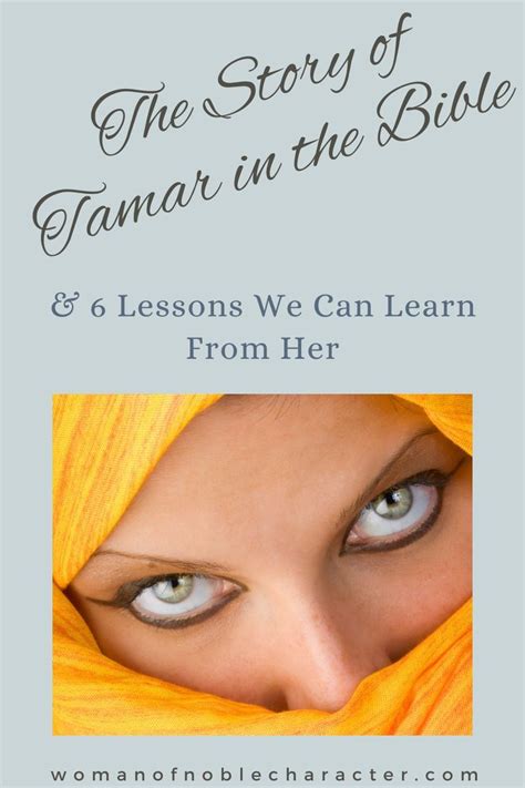 Tamar in the Bible: 6 Lessons We Learn From Her | Learn the bible, Read ...