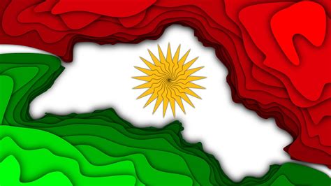 Download Kurdistan, Kurdish Flag, Terrain. Royalty-Free Stock ...