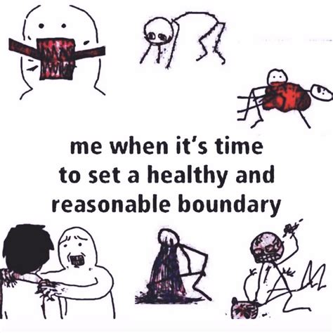 me when it's time to set a healthy boundary | Stick Figure Violence ...