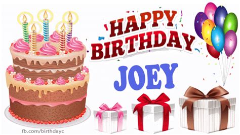 Happy Birthday JOEY gif | Birthday Greeting | birthday.kim