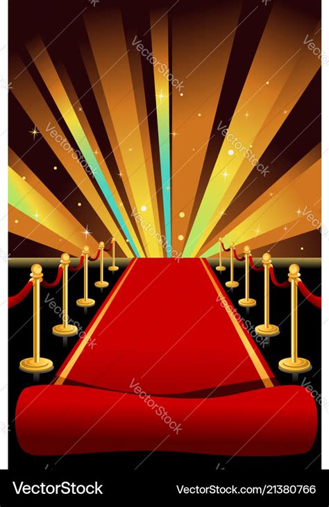 Red carpet Royalty Free Vector Image - VectorStock