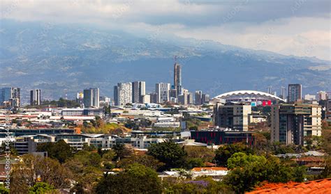 Downtown skyline view of San Jose Costa Rica Stock Photo | Adobe Stock