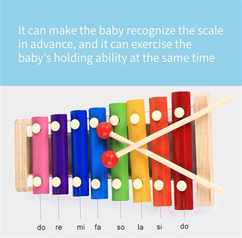 Baby Xylophone Wooden Music Instrument - Orbisify.com