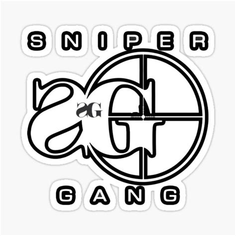 "SNIPER GANG GIFT FOR A PHOTOGRAPHER STICKER AND SHIRT " Sticker for ...