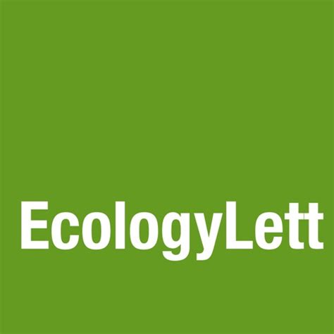 Ecology Letters by Wiley Publishing