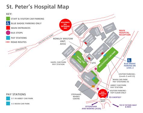 Visiting St Peter's Hospital