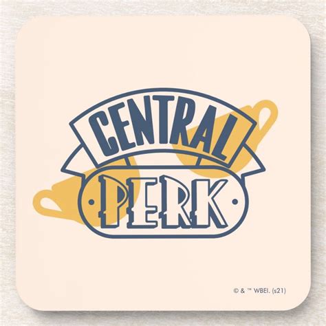FRIENDS™ | Central Perk Beverage Coaster | Zazzle | Central perk, Friends central perk, Central ...