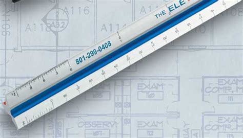 Color Coded Triangular Drafting Scales