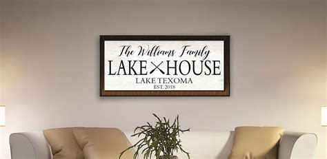 Custom lake house sign-lake signs-lake house | Etsy