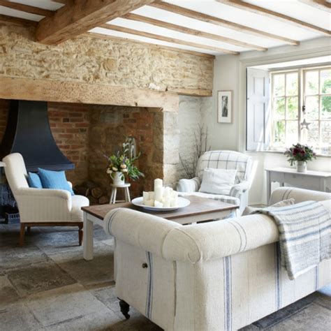 Rustic French Nordic Cottage Interiors in Cotswolds - Hello Lovely