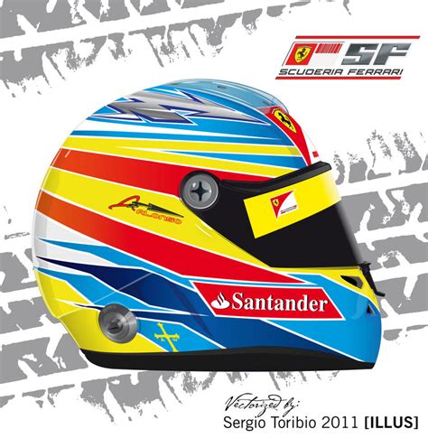 FERNANDO ALONSO HELMET by sergiotoribio on DeviantArt