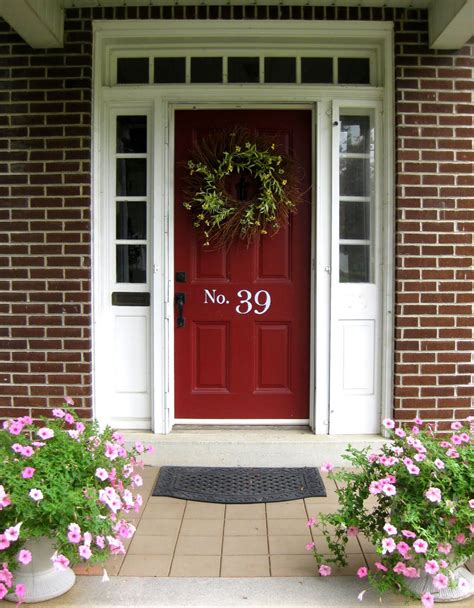 29 Front Door Colors For Beige Brick House Photos