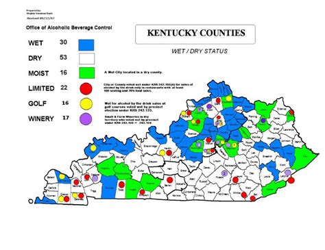 Dry Counties Map