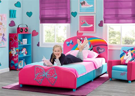 JoJo Siwa Upholstered Twin Bed | Delta Children