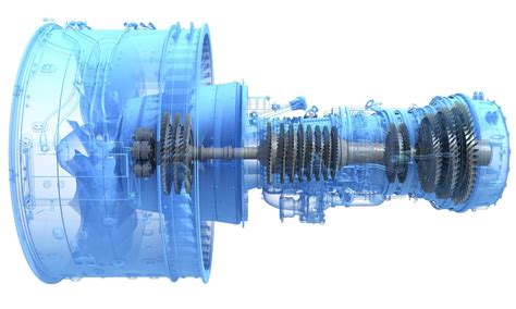 Full and Cutaway Turbofan Engine - 3D Model by 3D Horse