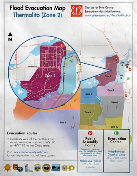 Butte County releases flood evacuation maps for areas below Oroville ...