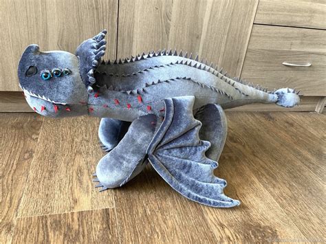 Red Death Plush How to Train Your Dragon Dragon Plush - Etsy UK