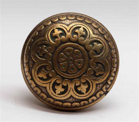 Antique Niles Chicago Eight Fold Polished Bronze Door Knob | Olde Good Things