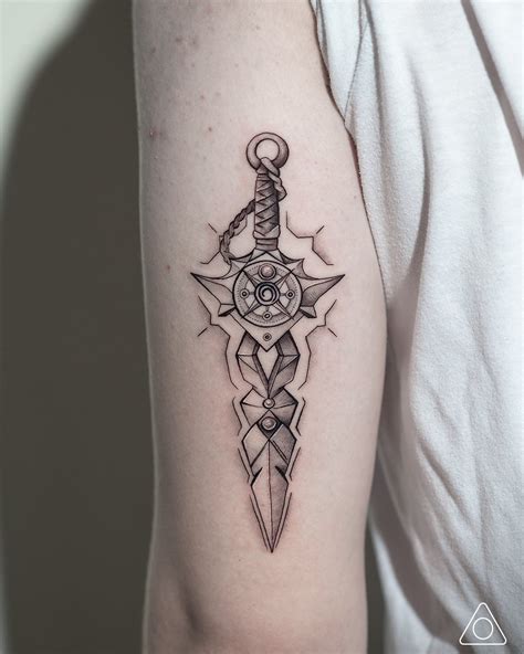 Naruto's Kunai Knife Geometric Tattoo Art in Los Angeles | Premier ...