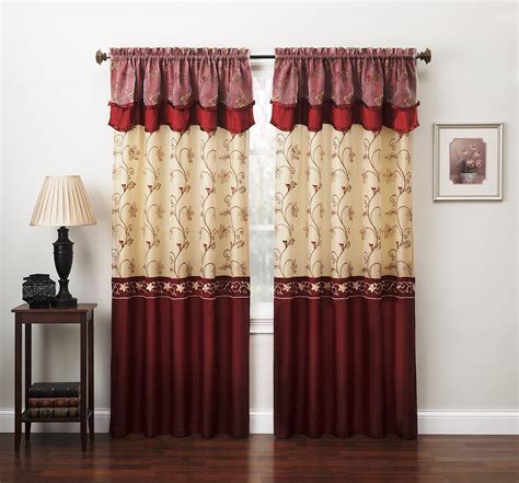 Best burgundy and gold curtains living room - Your Kitchen