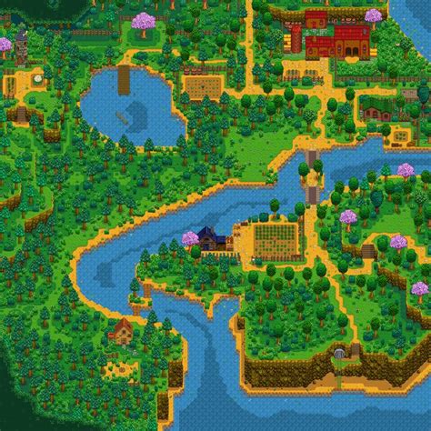 Stardew Valley Expanded Cindersap Forest | Stardew valley, Valley, Farm layout