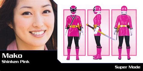 FM-Anime – Super Sentai Series Samurai Sentai Shinkenger Mako Shiraishi / Shinken Pink Cosplay ...