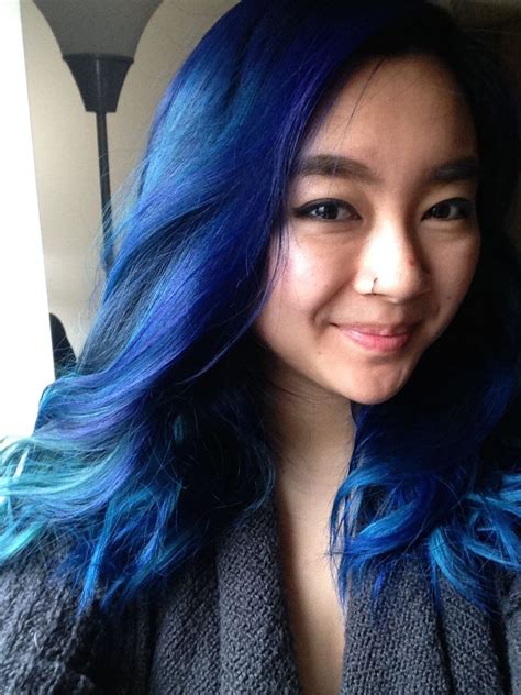 splat blue envy hair dye | Dyed hair, Hair, Warm colors