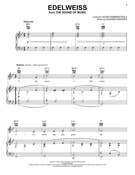 Edelweiss | Sheet Music Direct