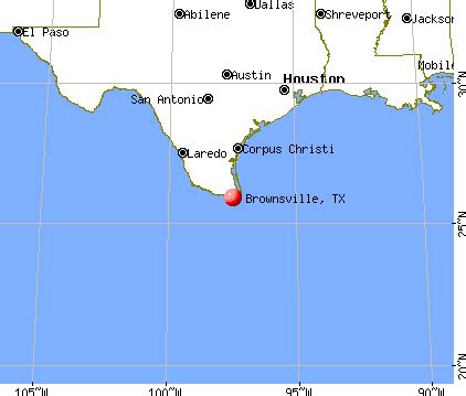 Brownsville, Texas Map