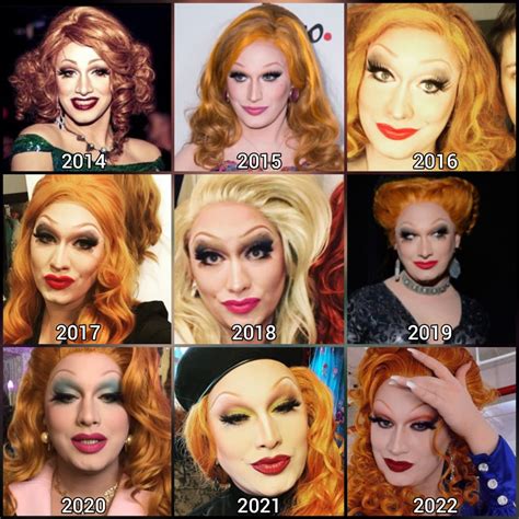 Jinkx Monsoon makeup evolution : rupaulsdragrace